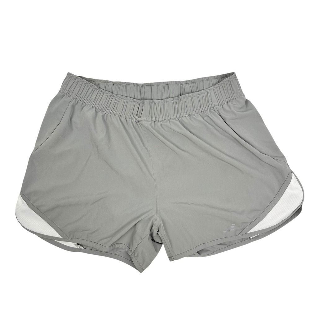 C9 Champion Women's Grey Running Shorts Size Large Activewear Active Workout